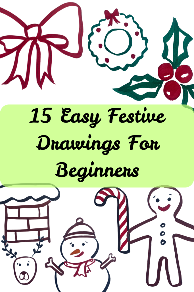 15 easy festive drawings for beginners