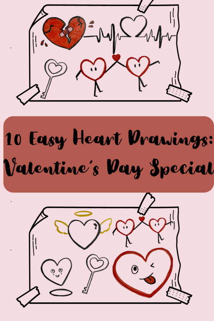 10 Easy Heart Drawings: Valentine's Day special