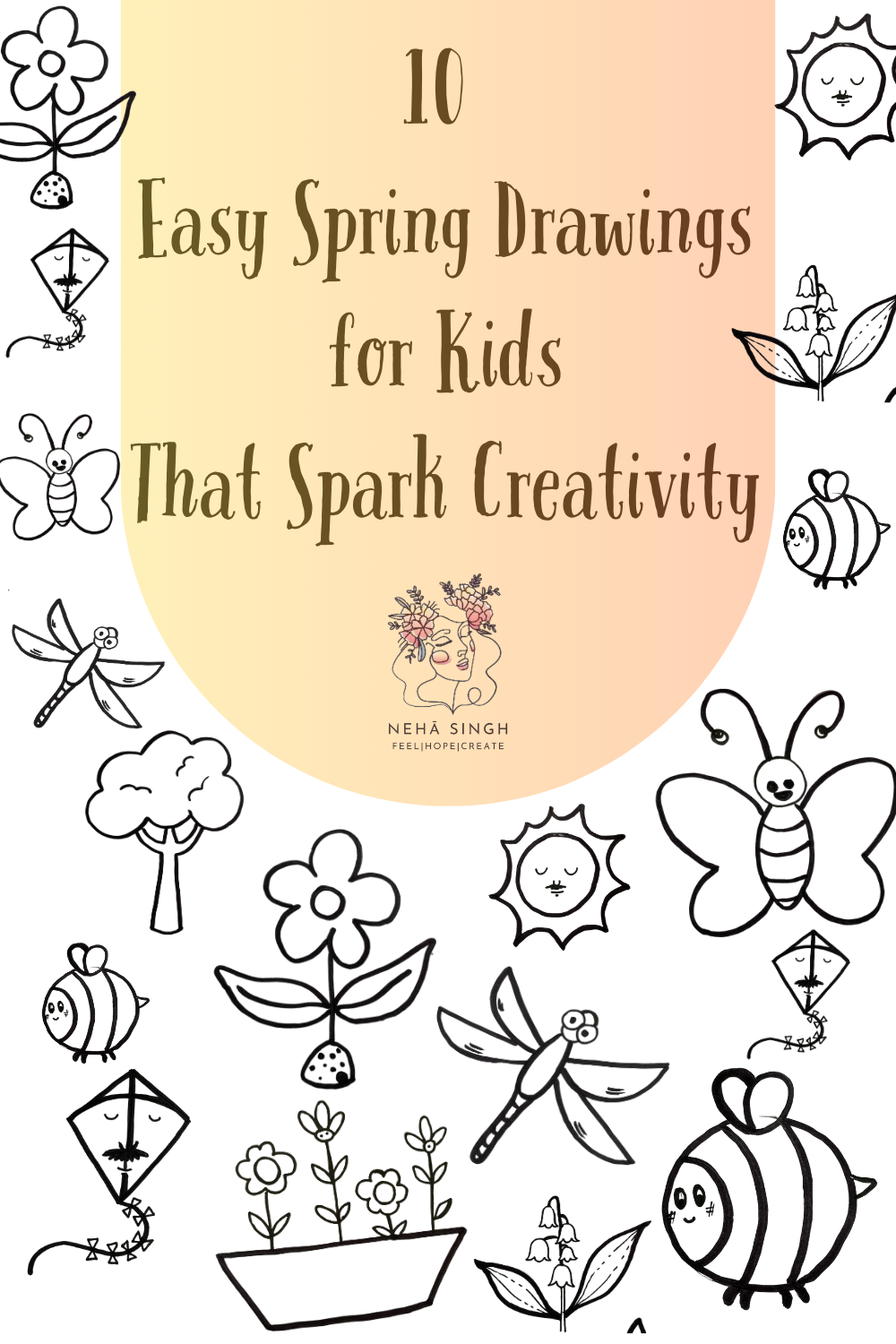 10 Easy Spring Drawings for Kids That Spark Creativity