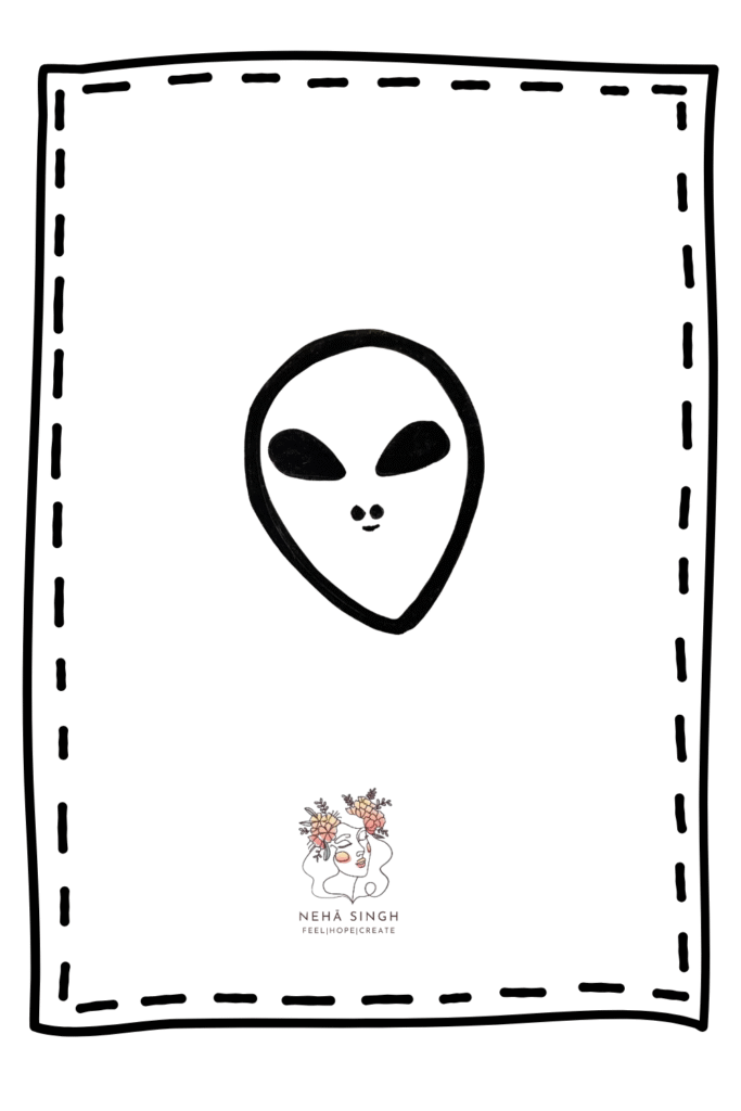 Friendly Alien Face