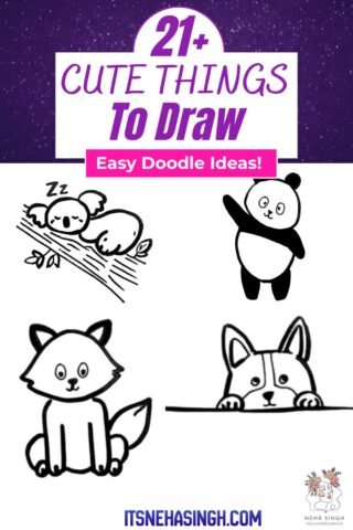 21 Cute Things to Draw (Because Sometimes Boring Days Just Need Doodles)